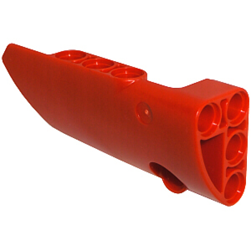 Technic, Paneel Vorm #3 Smal Glad Lang Kant A Red